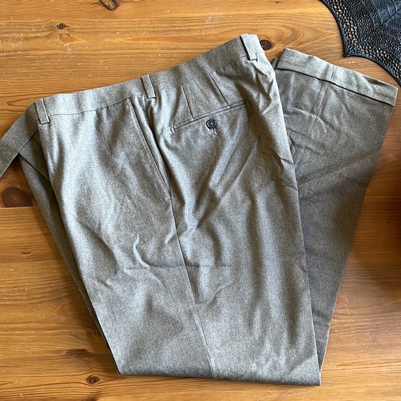 Jack Victor Mens Wool Dress Pants Lt. Brown - Picture 6 of 10